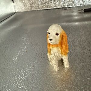 Charming Dog Figurine - Cream and Orange